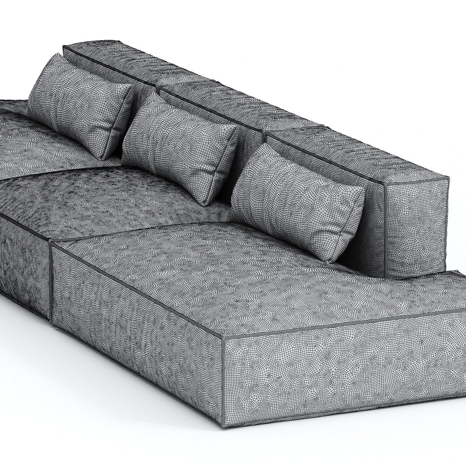 Cubotto sofa 3D model_2