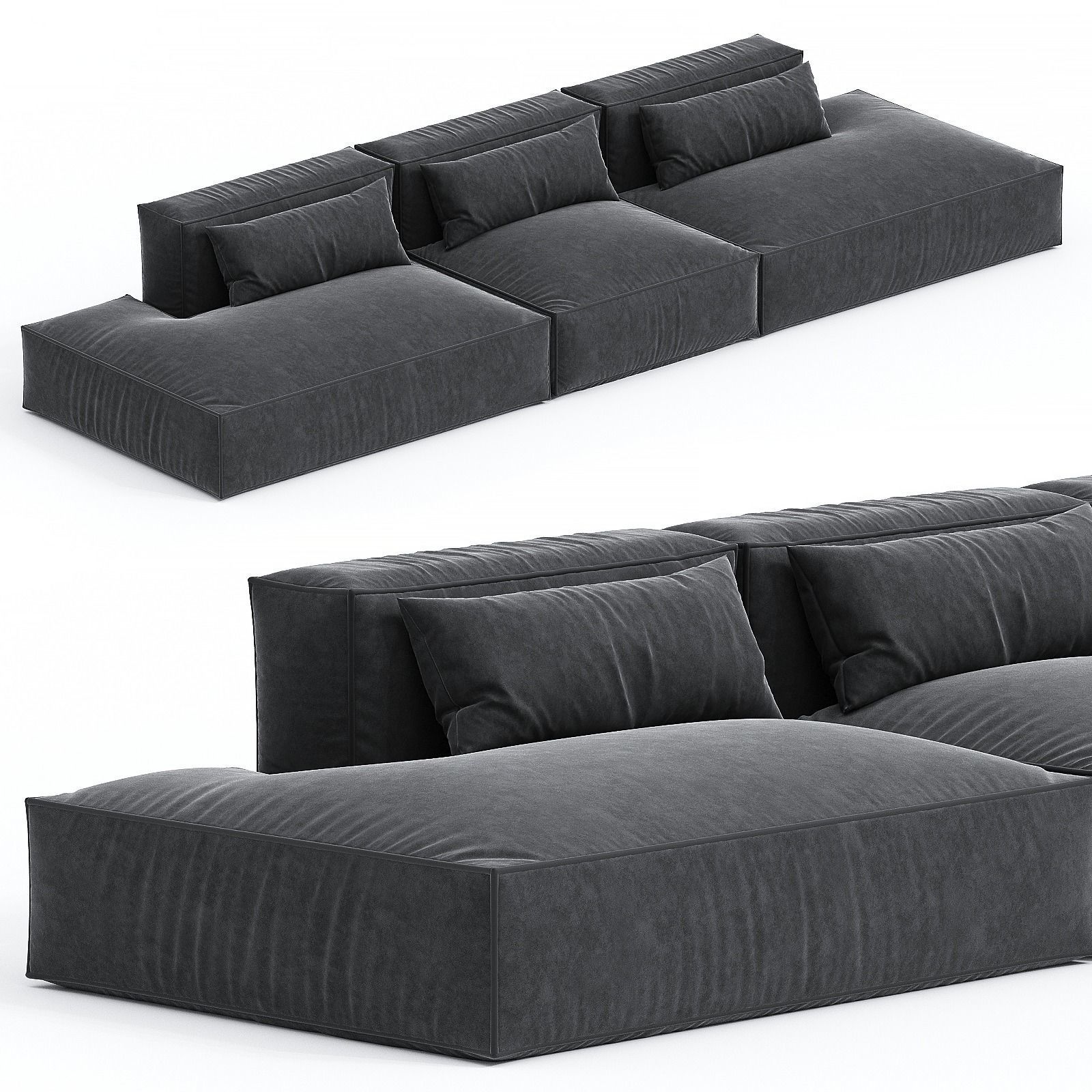 Cubotto sofa 3D model_1
