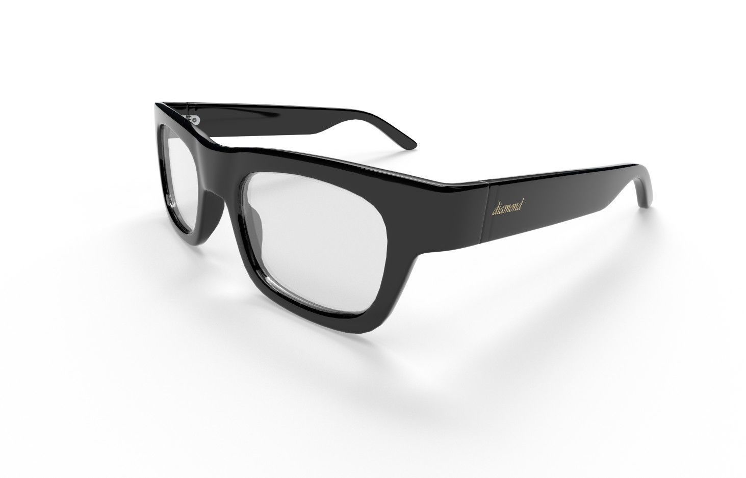 Eyeglasses M03 Low-poly 3D model_4