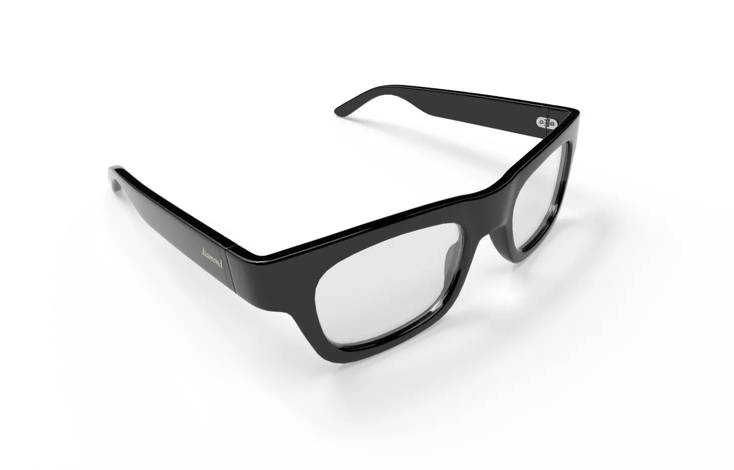 Eyeglasses M03 Low-poly 3D model_0