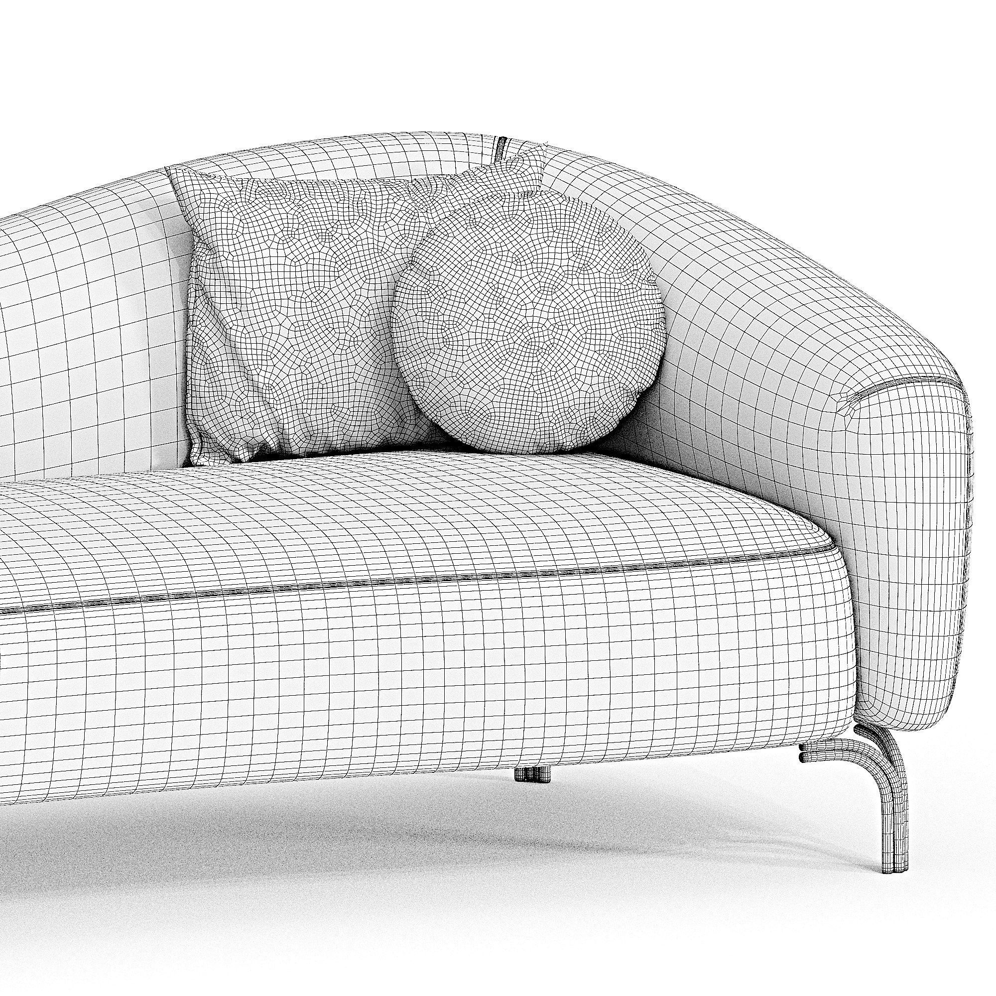 Bloom uclu Koltuk Ayakli 3d model 3D model_4