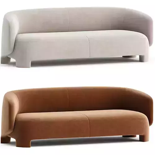 Ligne Roset Taru Settee sofa 3D model