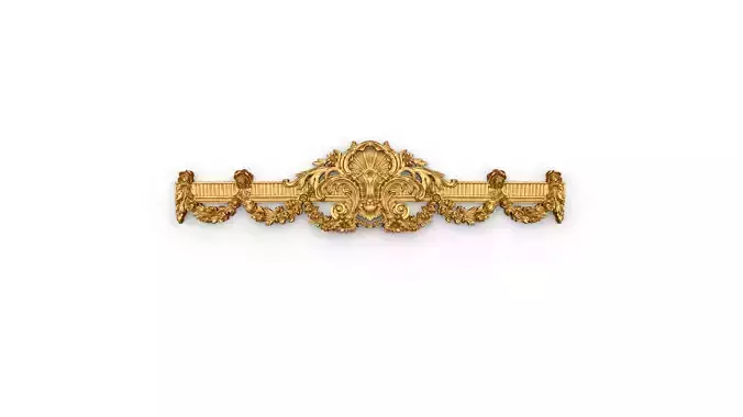 Classic decor ornament 310 3D model