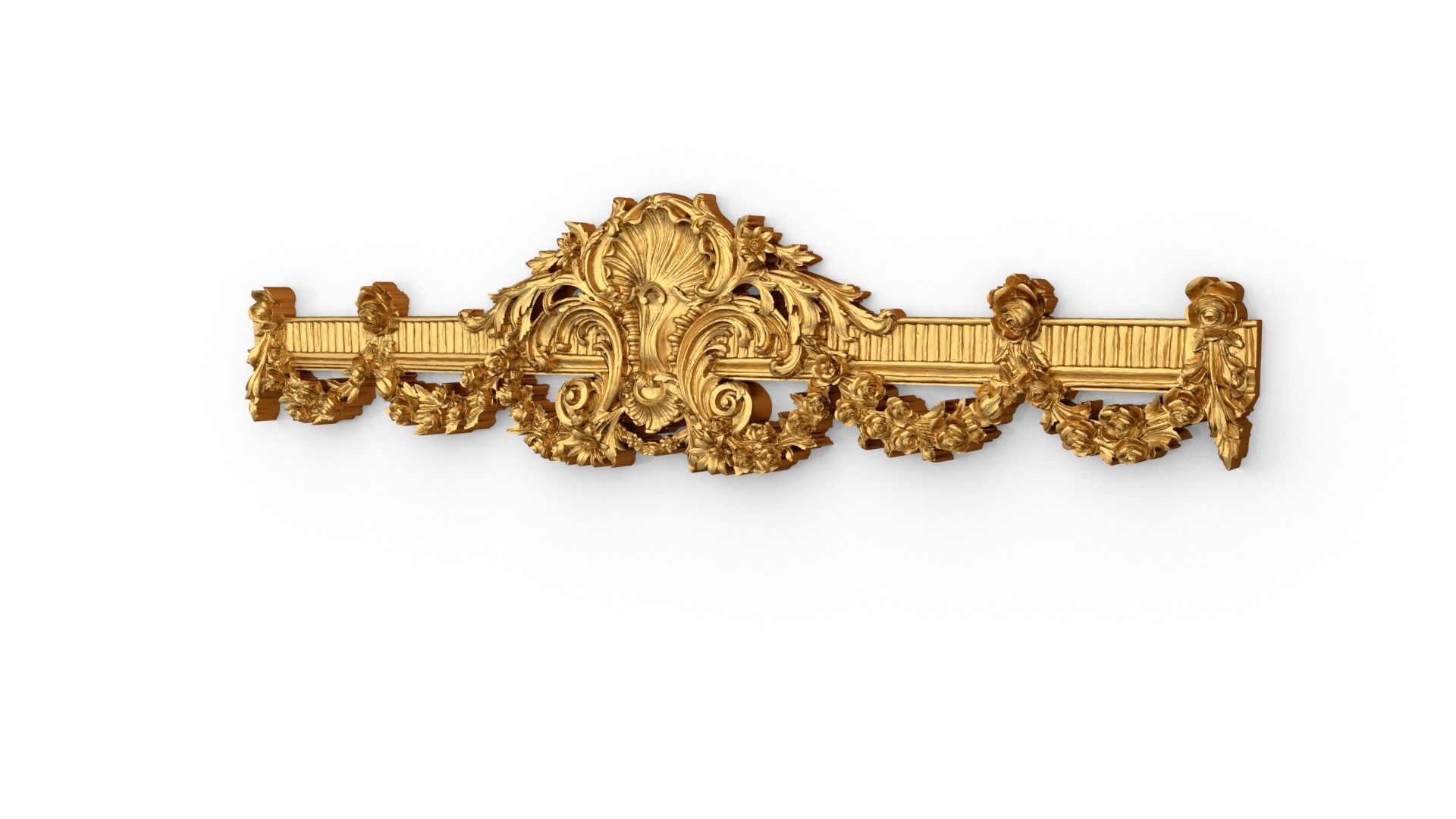 Classic decor ornament 310 3D model_2