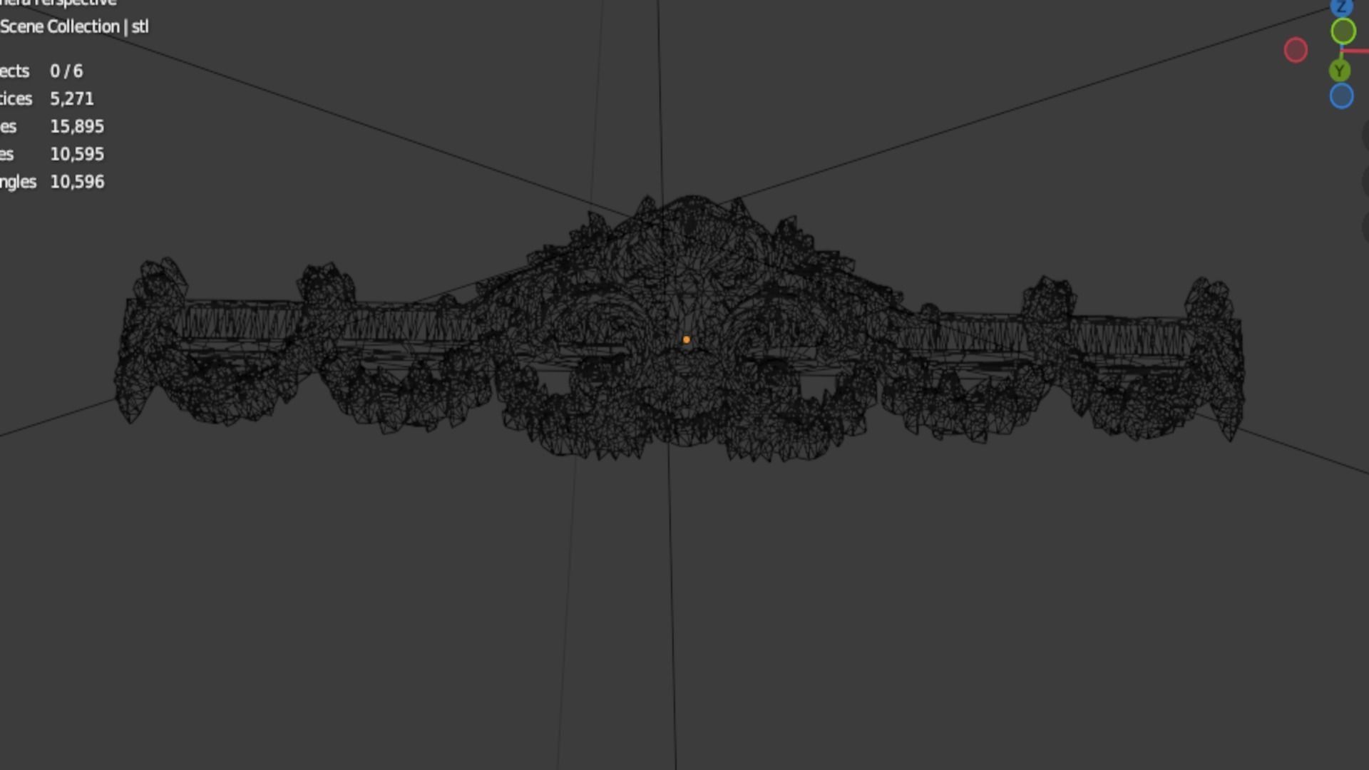 Classic decor ornament 310 3D model_7