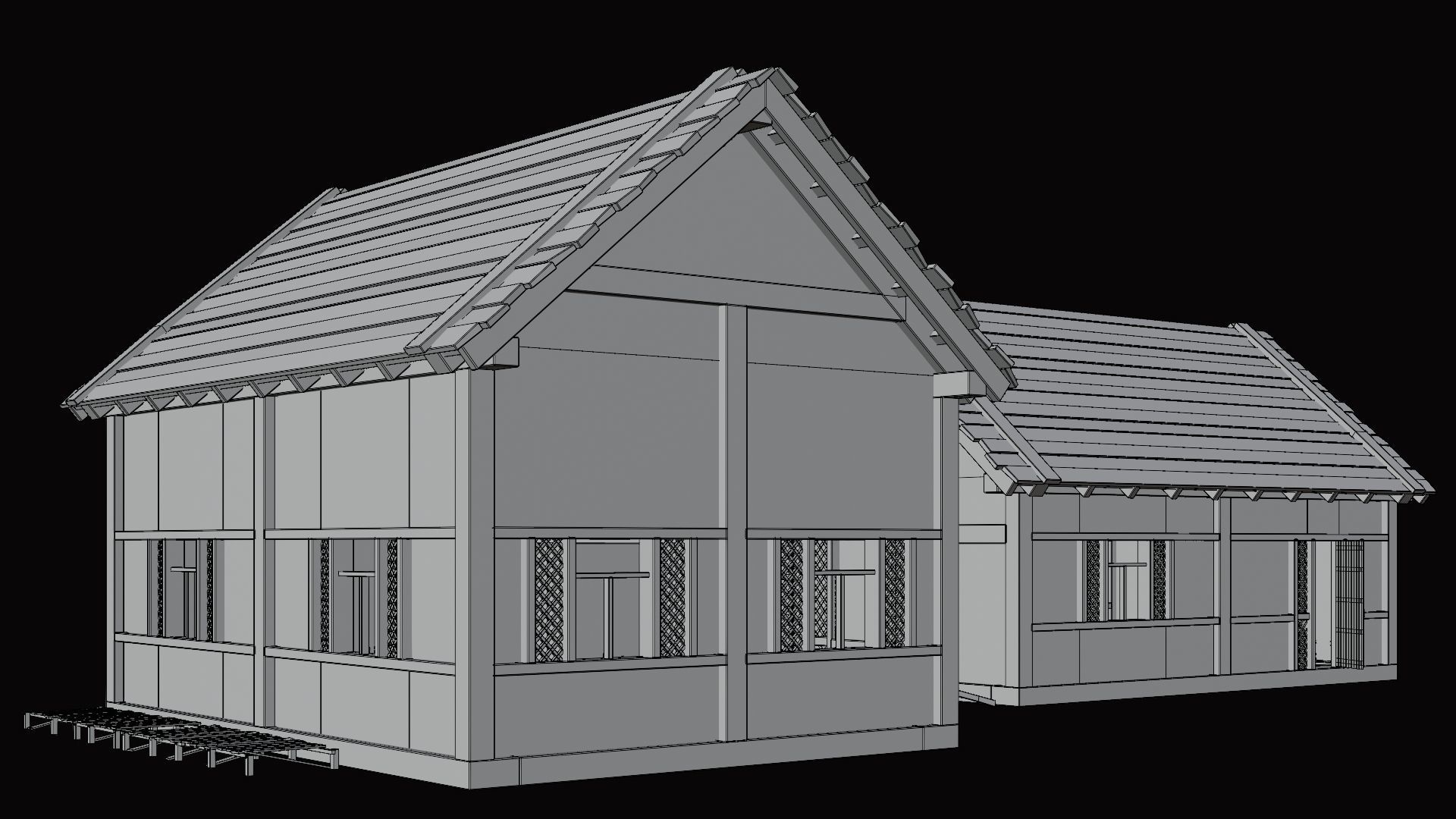 Medieval Village Pack  - 10 Assets - 4K Textures Game Ready Low-poly 3D model_25