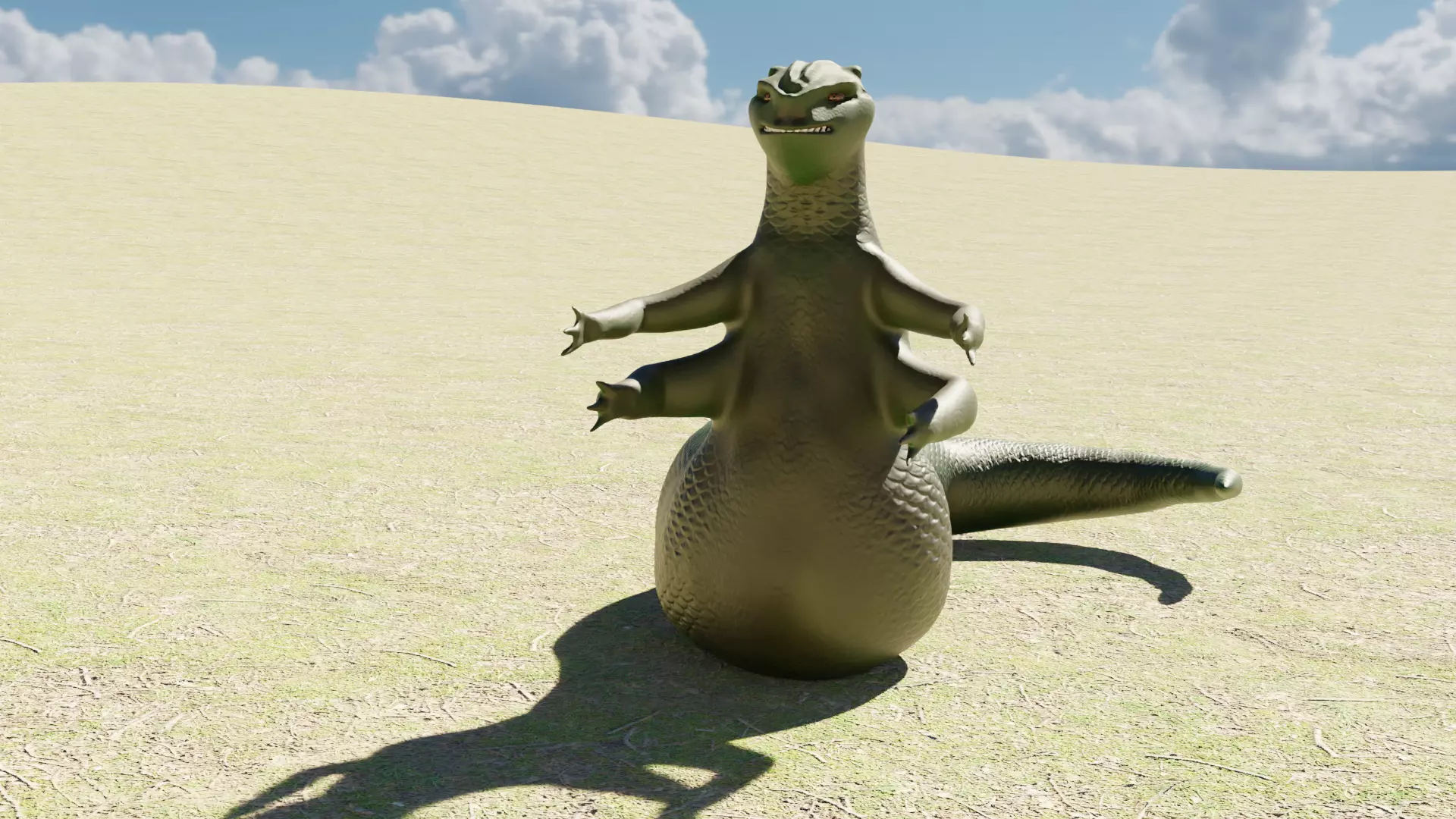Reptile Monster Free 3D model