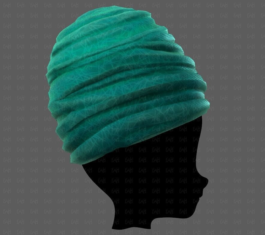 Cap V62 Low-poly 3D model_19