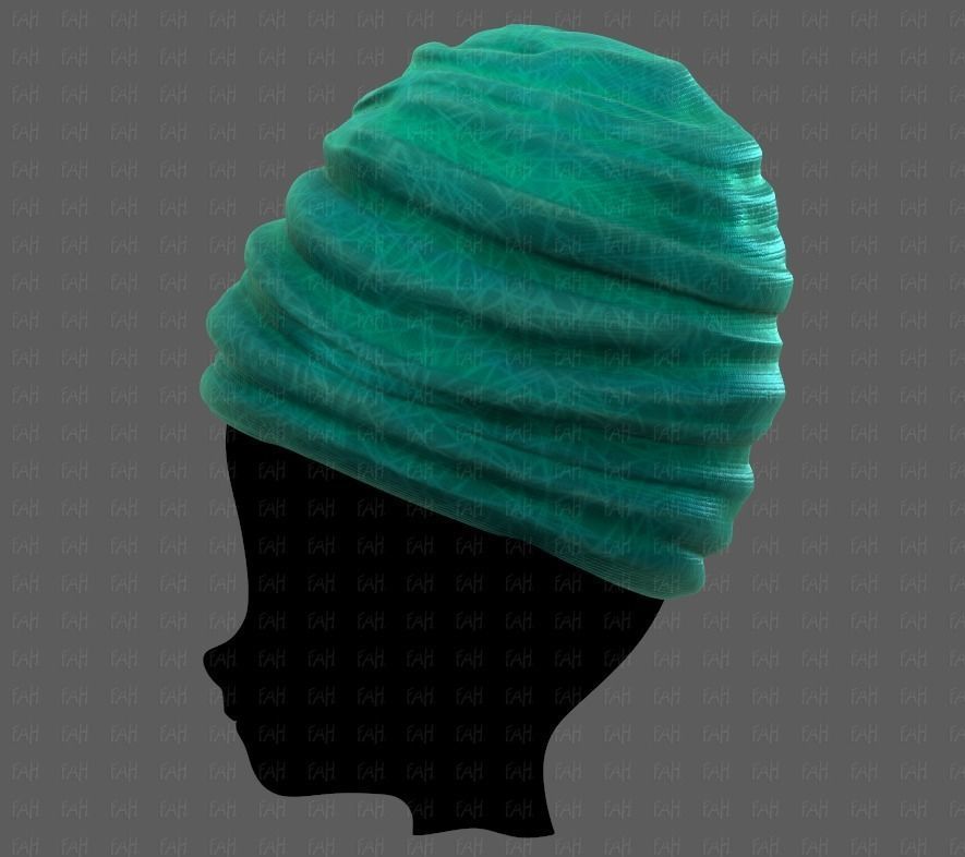 Cap V62 Low-poly 3D model_7