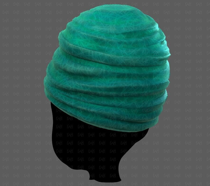 Cap V62 Low-poly 3D model_22