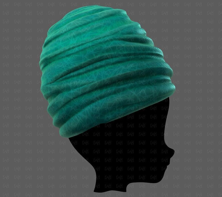 Cap V62 Low-poly 3D model_3