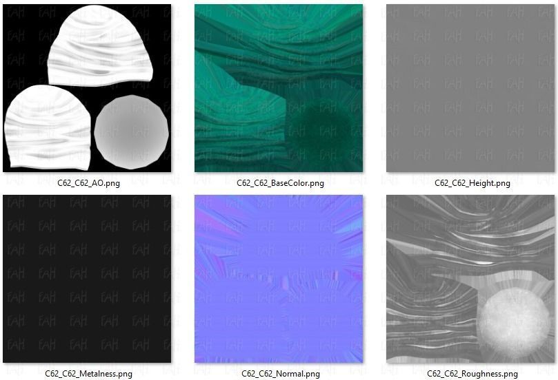 Cap V62 Low-poly 3D model_46