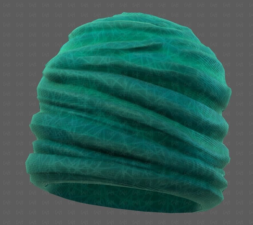 Cap V62 Low-poly 3D model_39