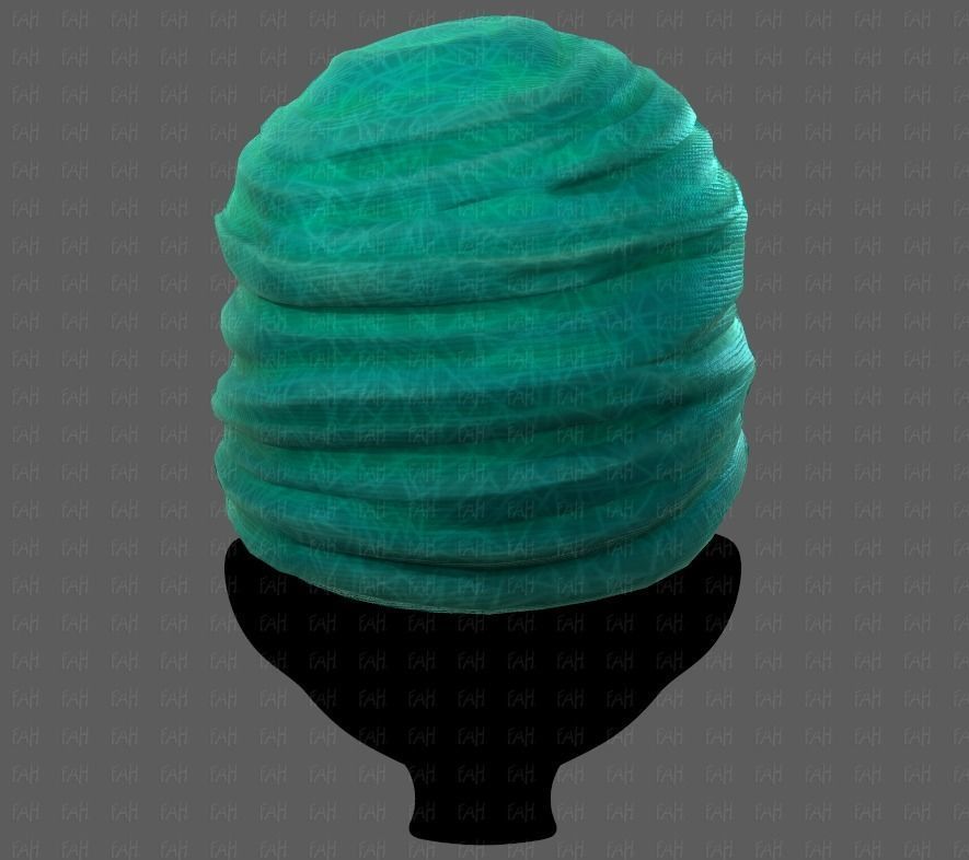 Cap V62 Low-poly 3D model_21