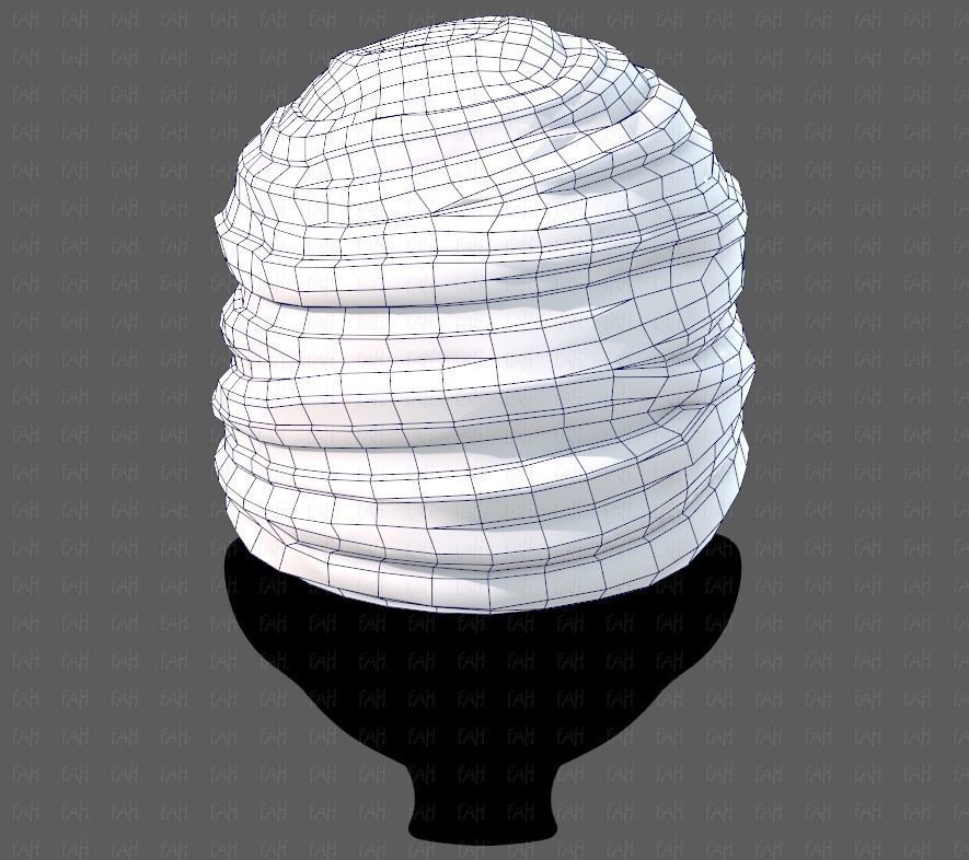 Cap V62 Low-poly 3D model_29