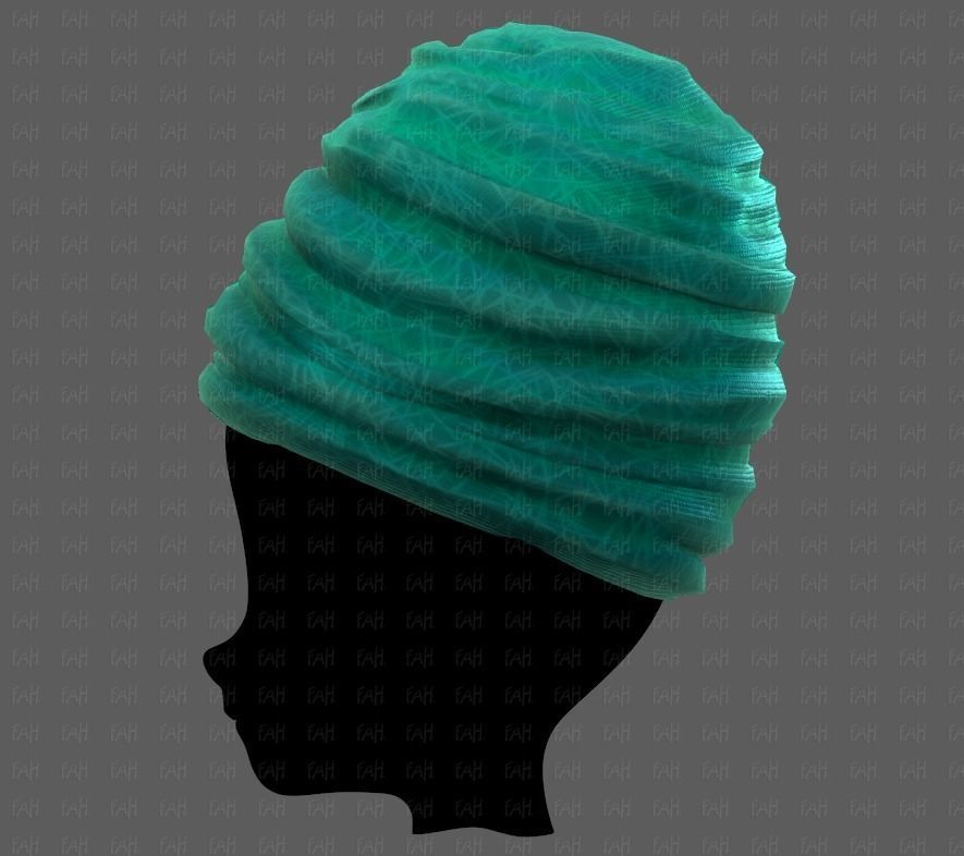 Cap V62 Low-poly 3D model_23