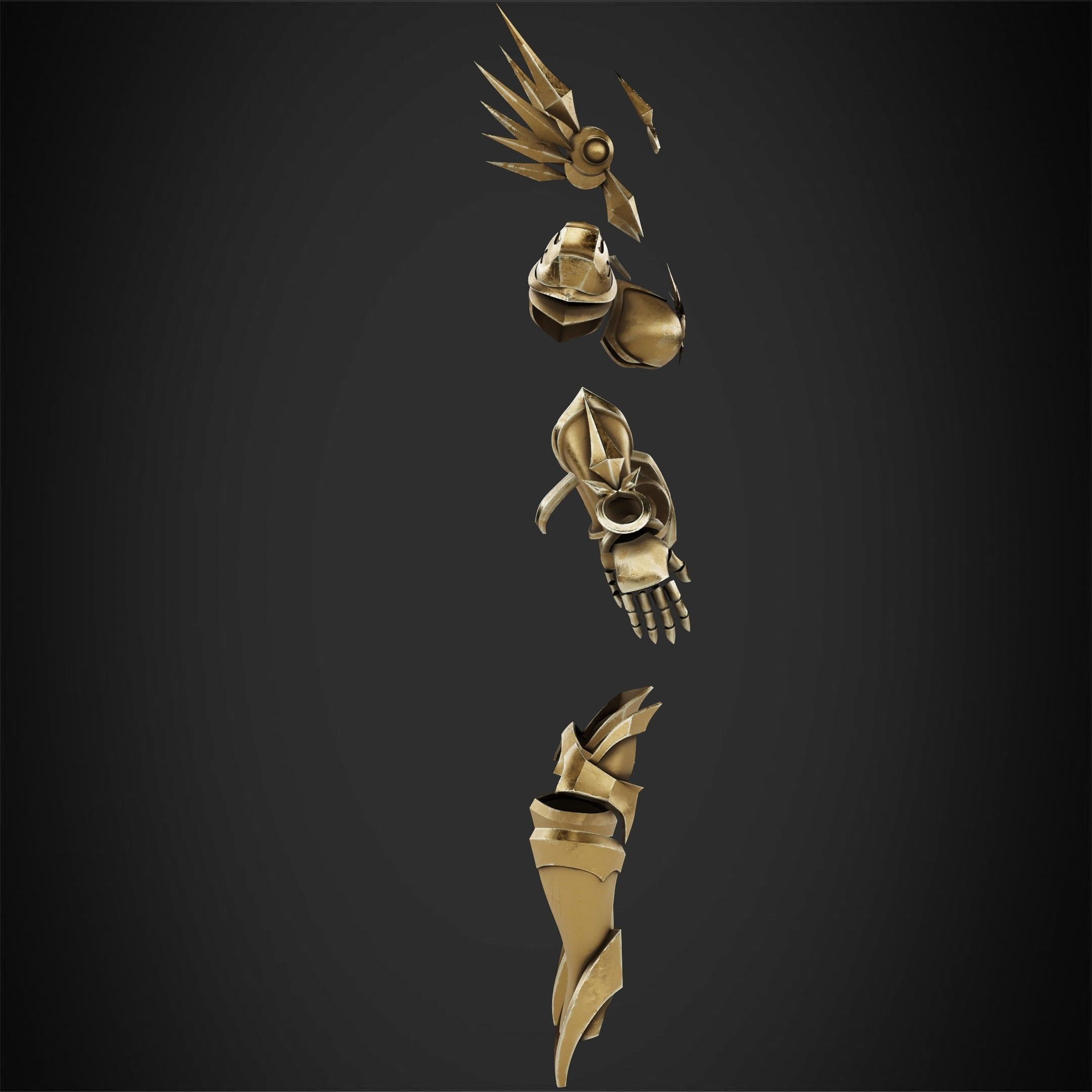 League of Legends Leona Armor for Cosplay 3D print model_8