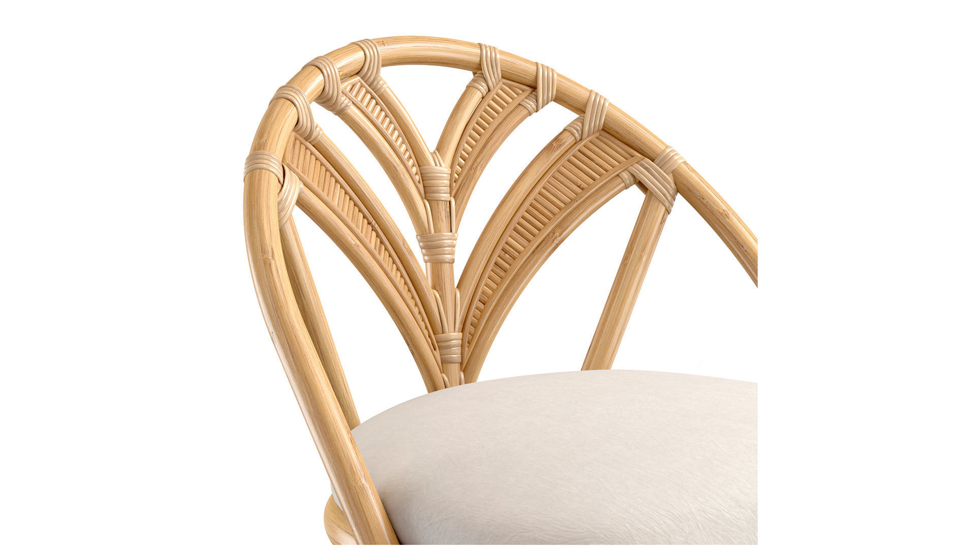 Lincoln brooks Tropicool Rattan Barstool  3D model_7