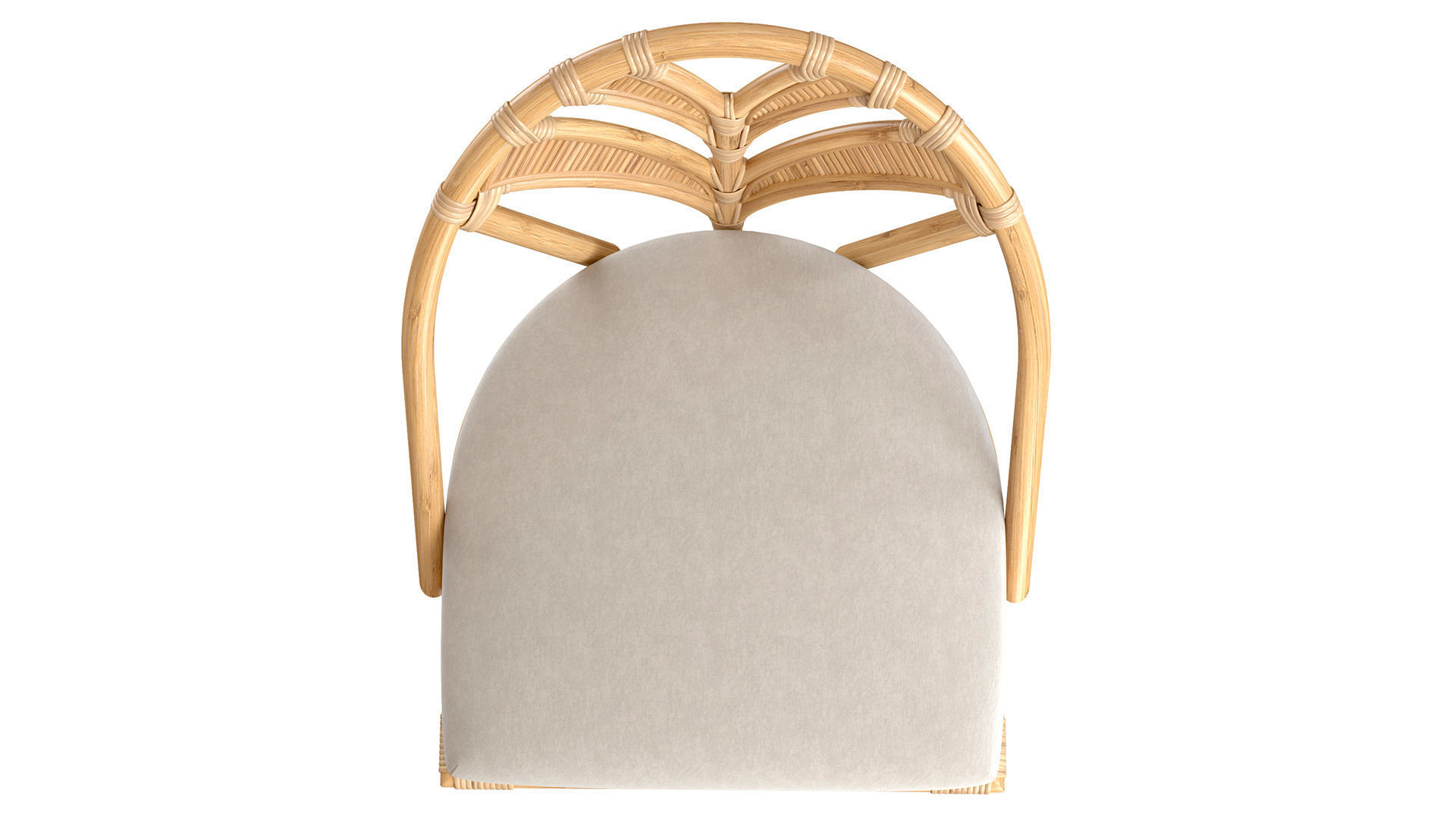 Lincoln brooks Tropicool Rattan Barstool  3D model_6