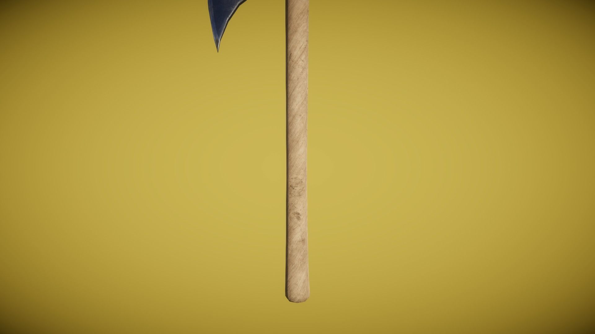 Real World - Medieval Axes Low-poly 3D model_5