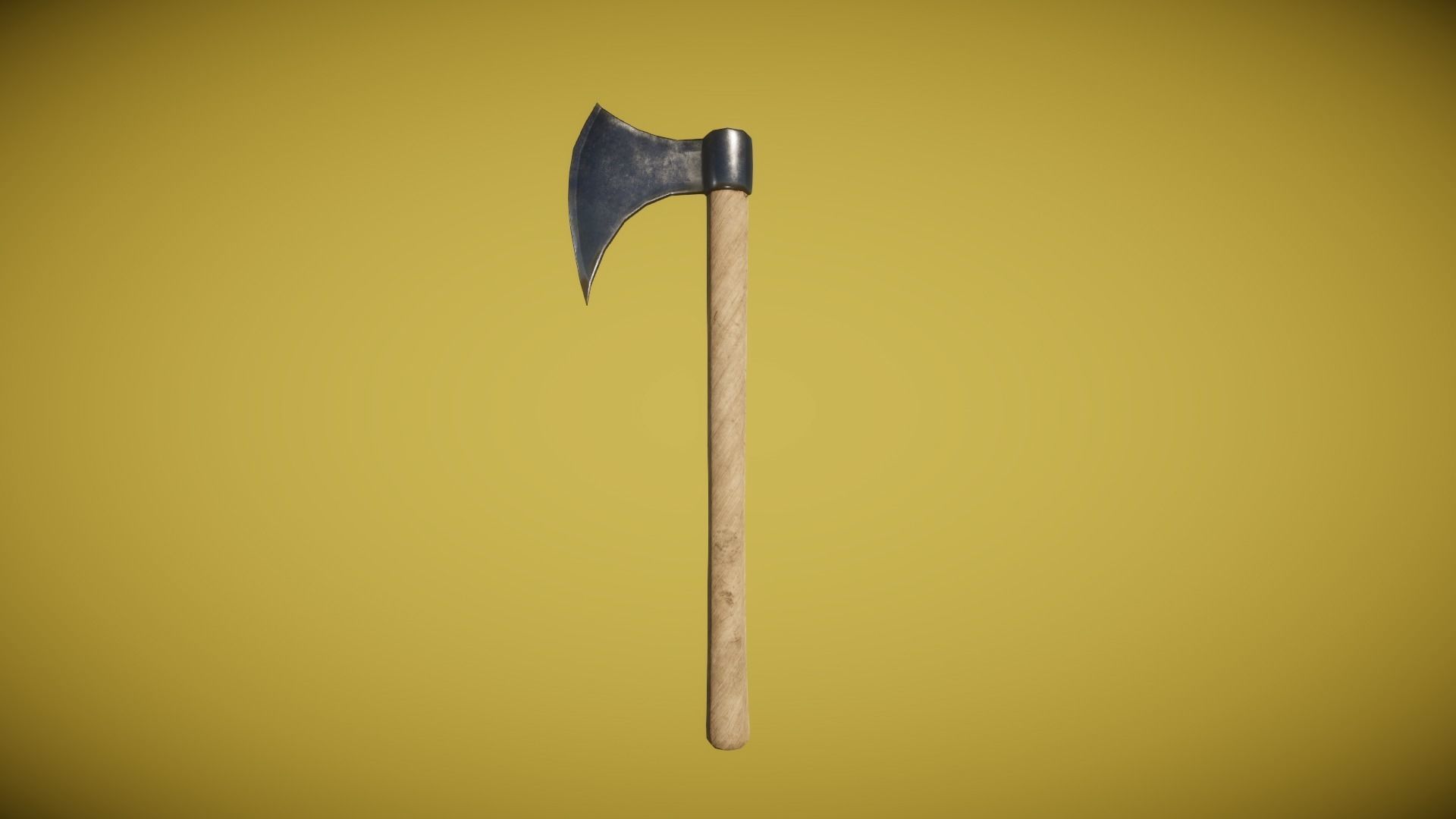 Real World - Medieval Axes Low-poly 3D model_3