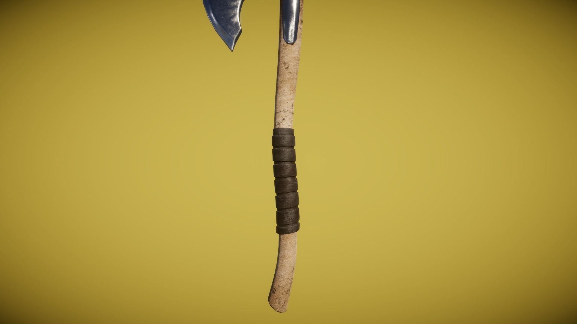 Real World - Medieval Axes Low-poly 3D model_15