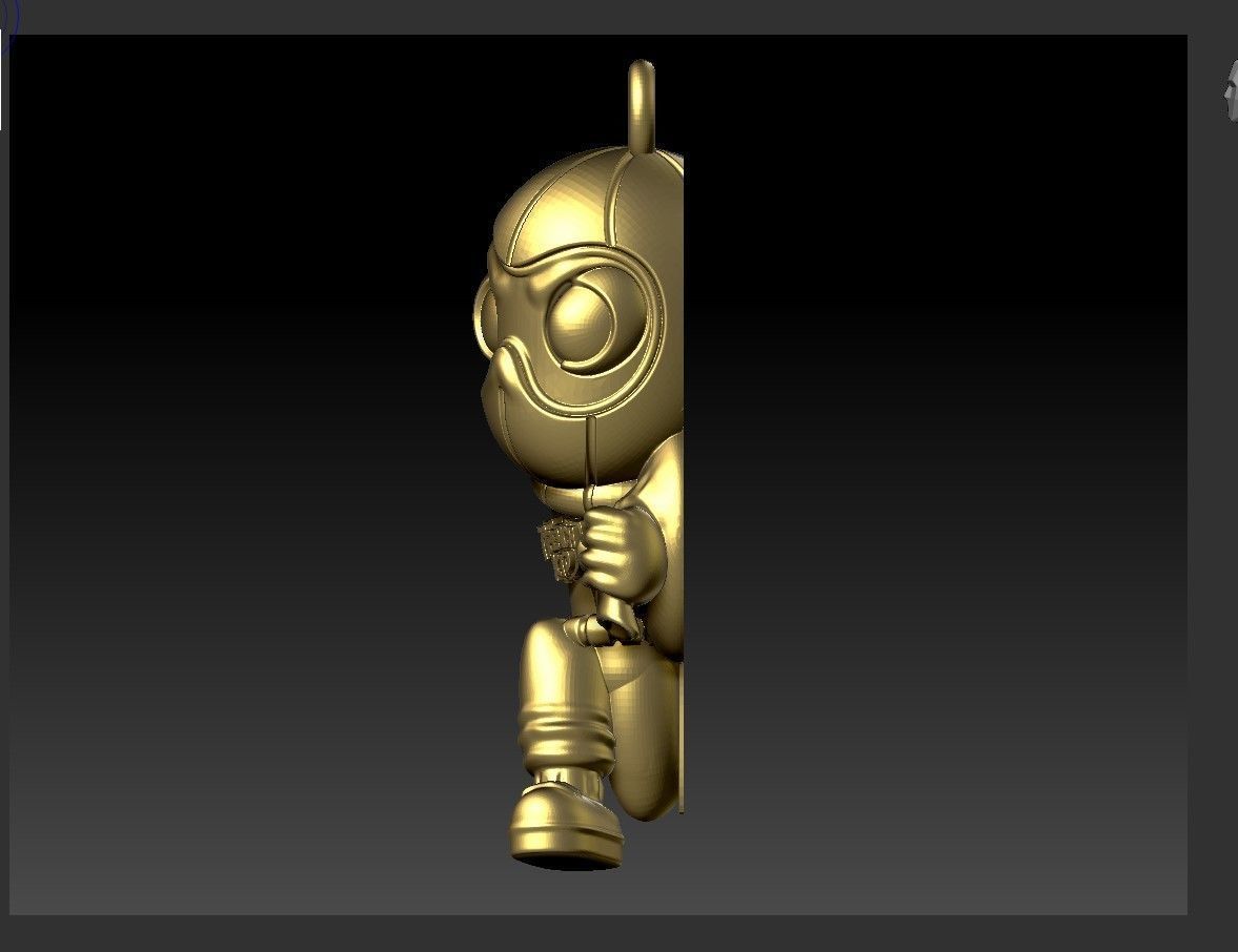 the big trench kid  3D print model_2