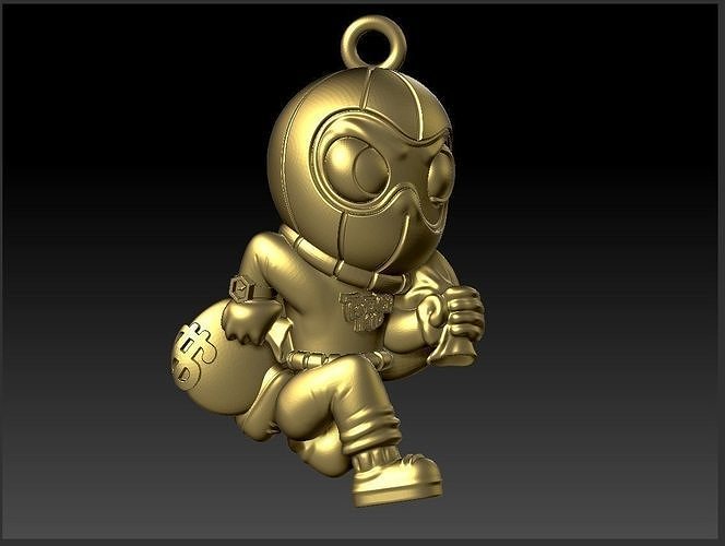 the big trench kid  3D print model