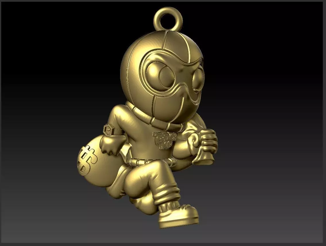 the big trench kid  3D print model_0