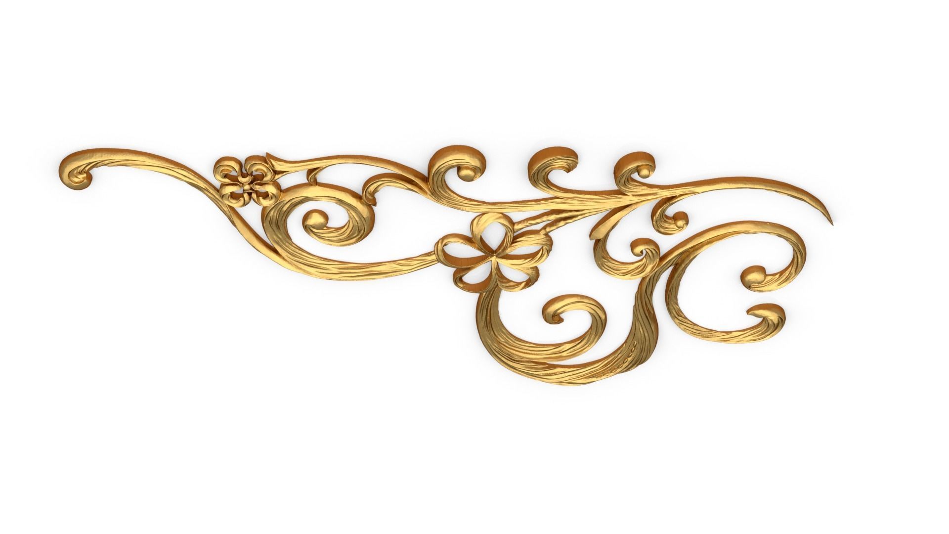 Classic decor ornament 311 3D model_4