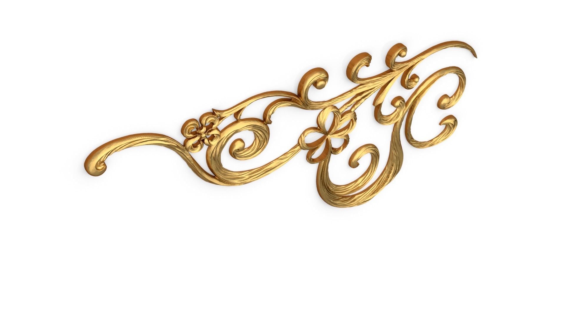 Classic decor ornament 311 3D model_5