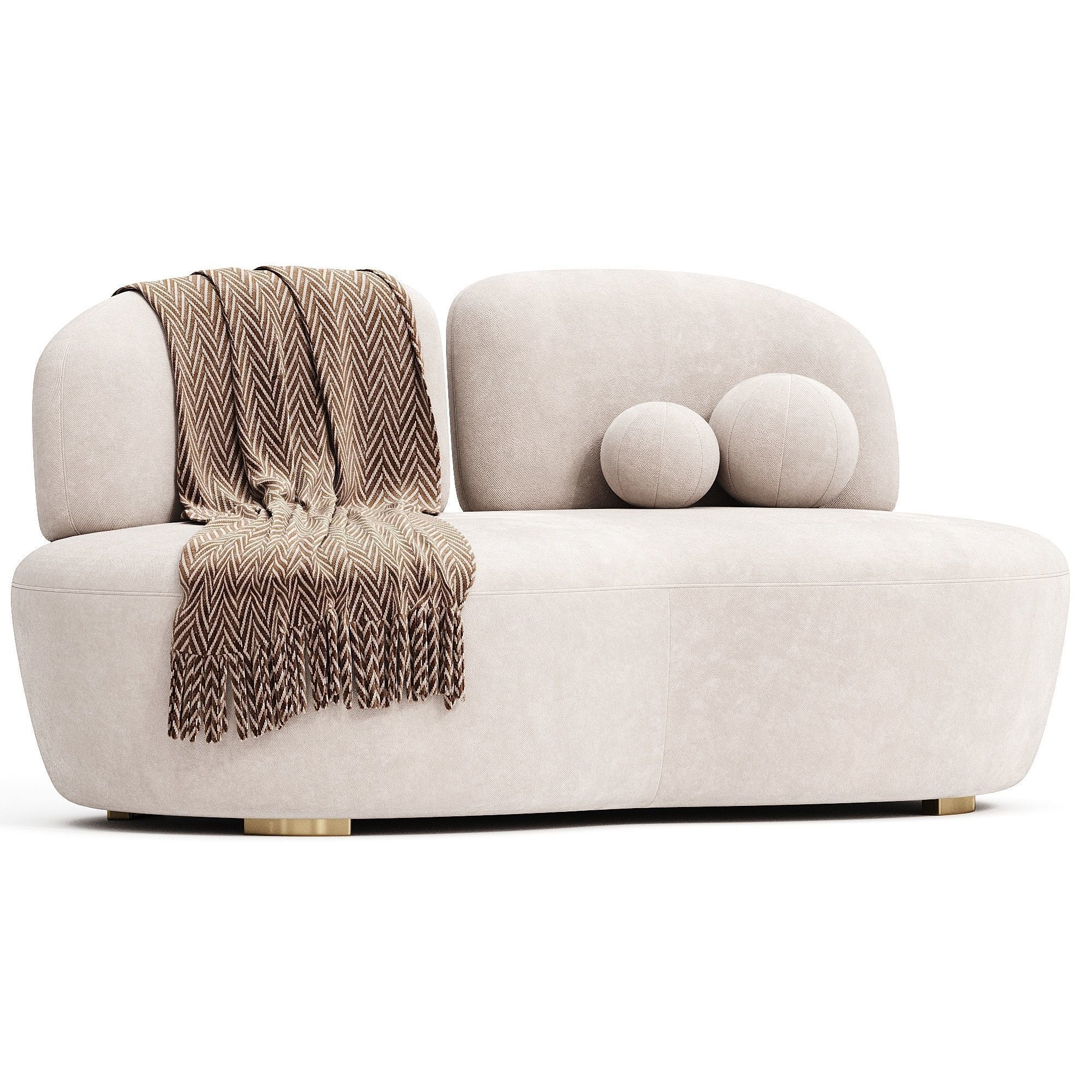 TWIN MOON  Sofa By Missana design 3d model 3D model_2