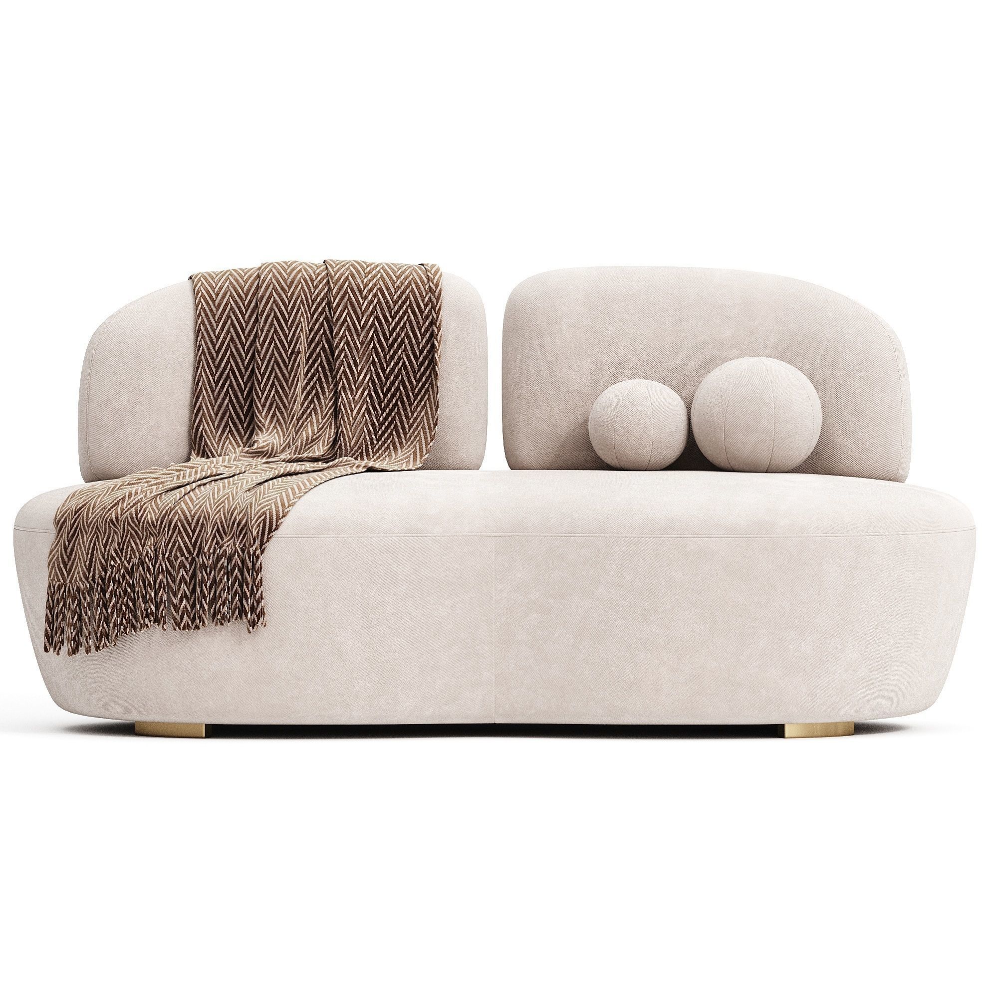 TWIN MOON  Sofa By Missana design 3d model 3D model_3