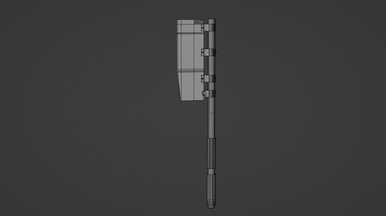 Apocalypse Axe Free low-poly 3D model_3