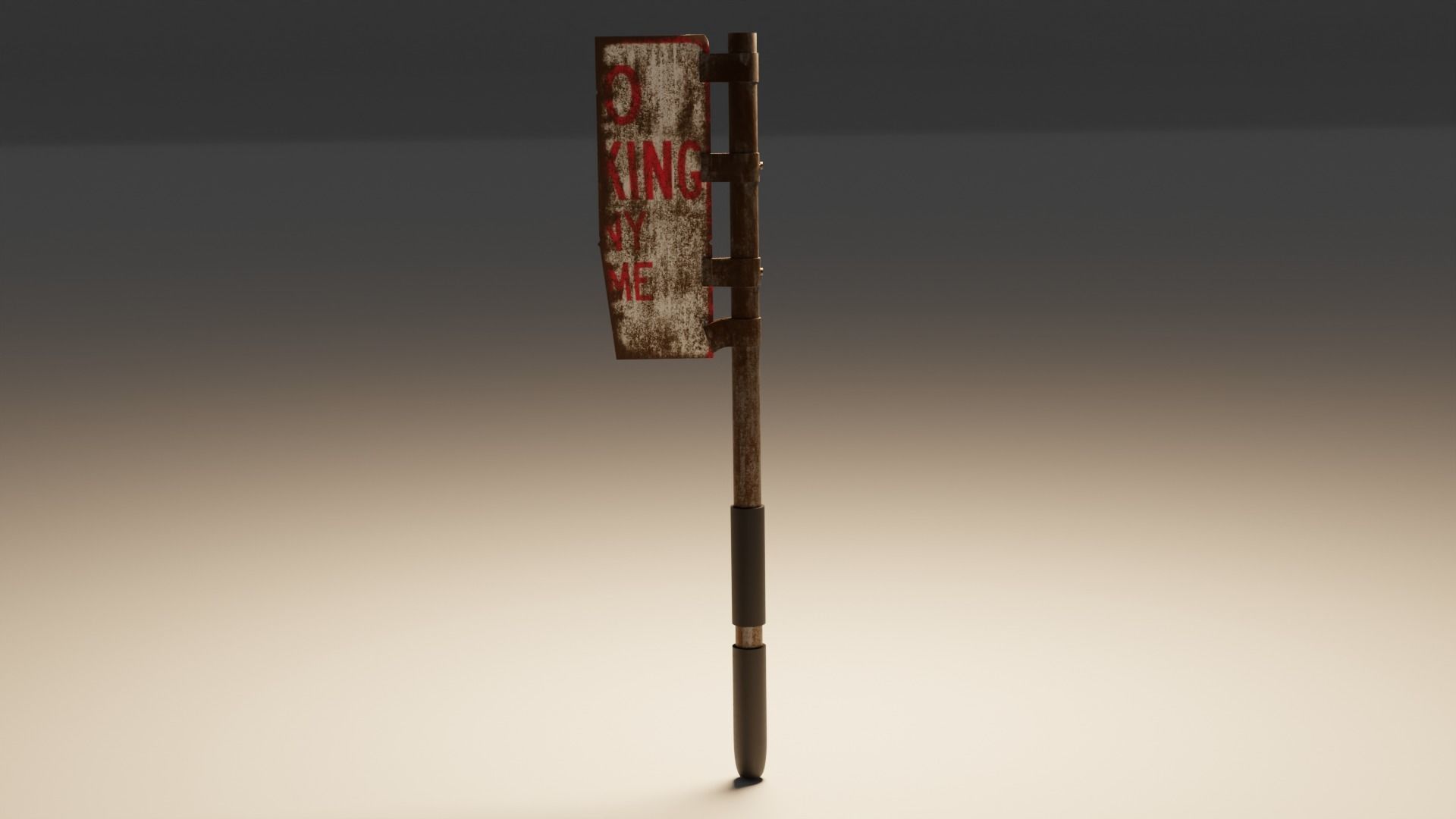 Apocalypse Axe Free low-poly 3D model_1