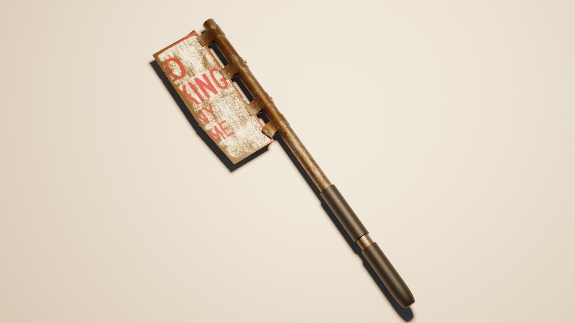 Apocalypse Axe Free low-poly 3D model_2