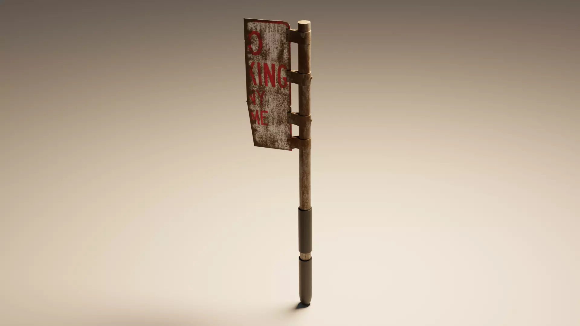 Apocalypse Axe Free low-poly 3D model_0