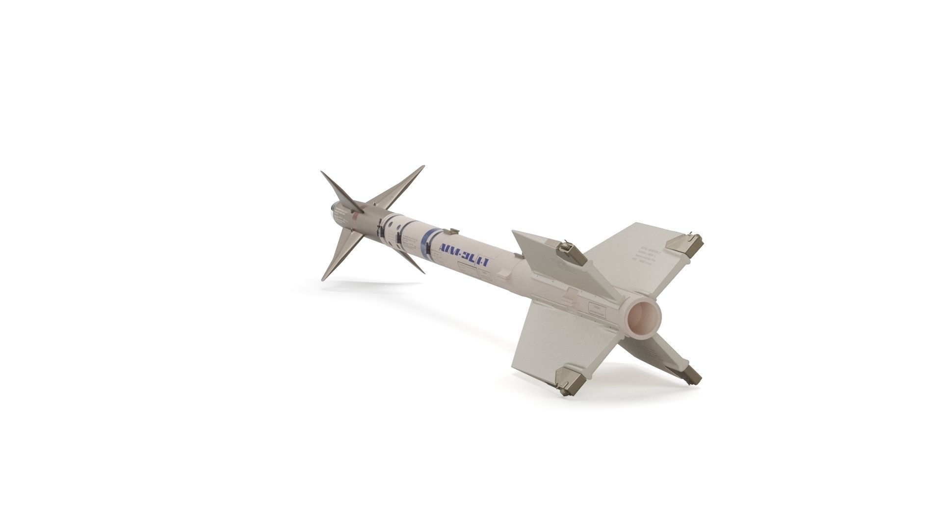 AIM-9X SIDEWINDER Missile 3D model_28