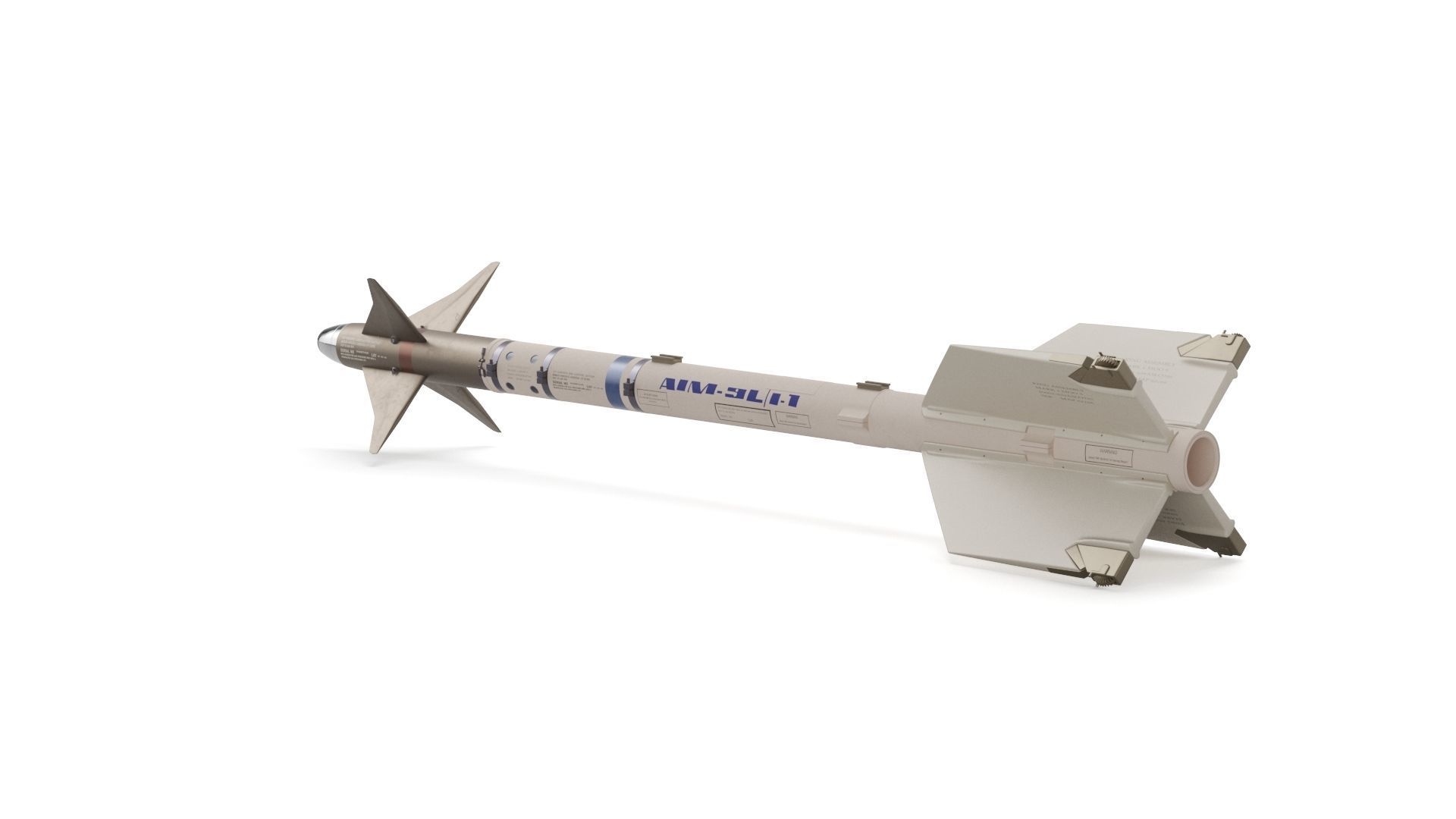 AIM-9X SIDEWINDER Missile 3D model_30