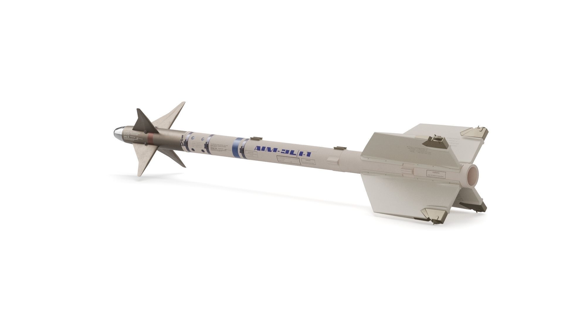 AIM-9X SIDEWINDER Missile 3D model_31