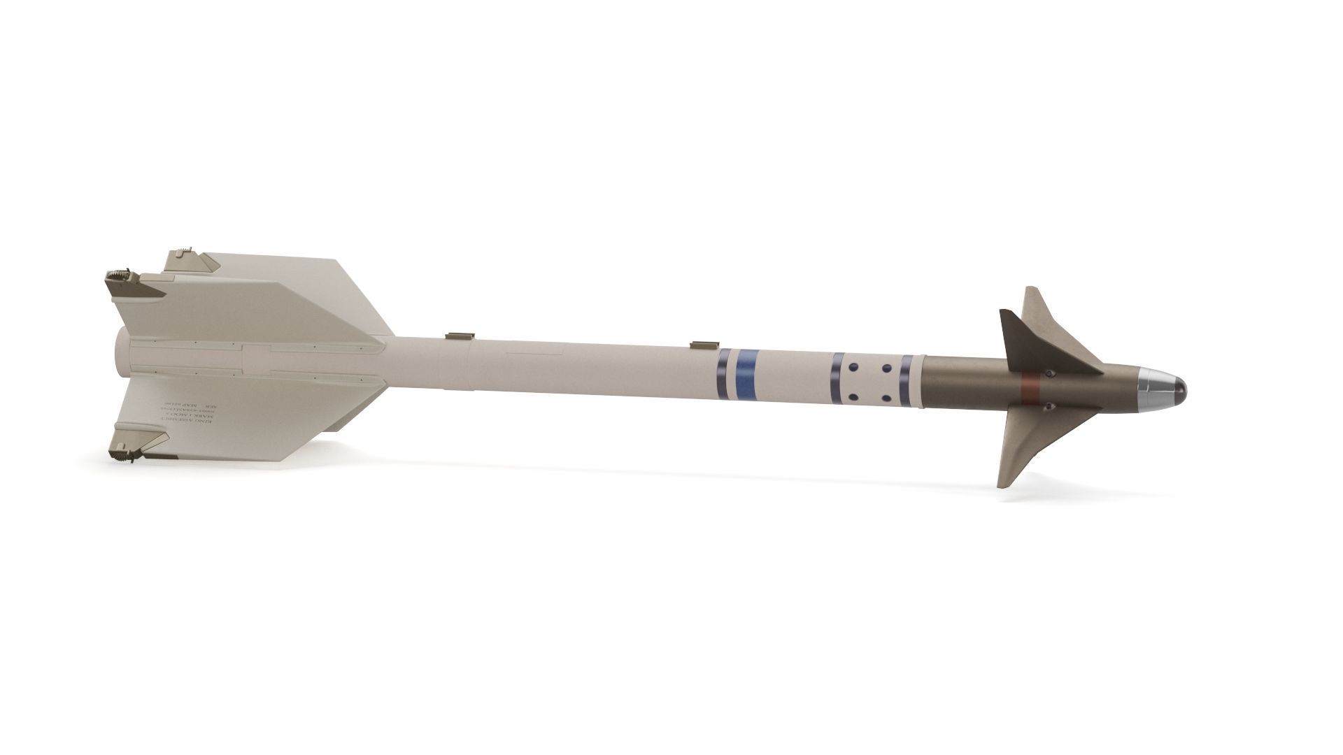 AIM-9X SIDEWINDER Missile 3D model_23