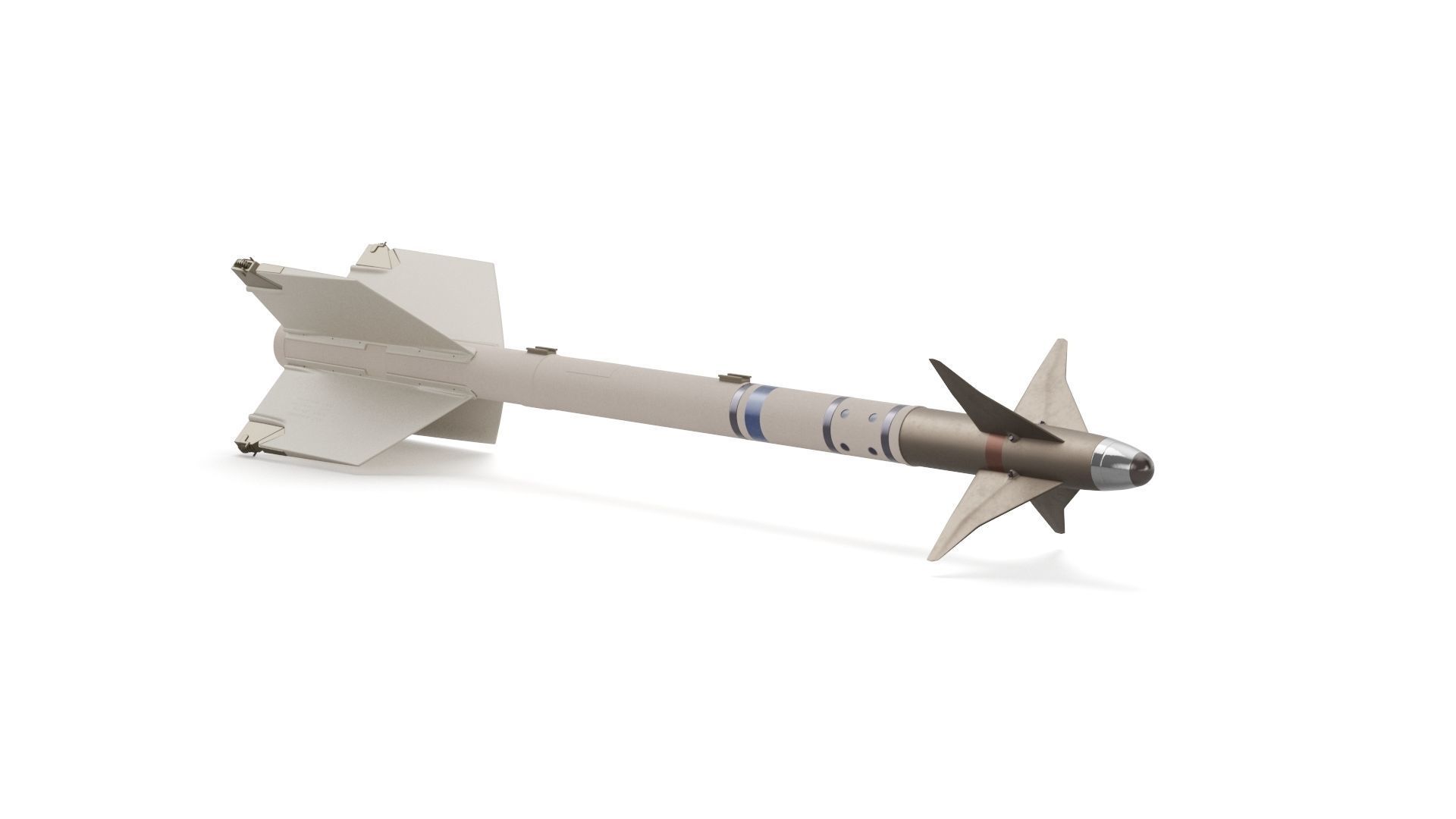 AIM-9X SIDEWINDER Missile 3D model_22