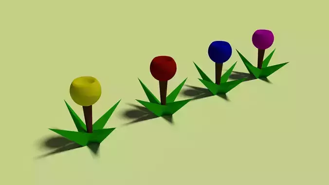 LowPoly Flower