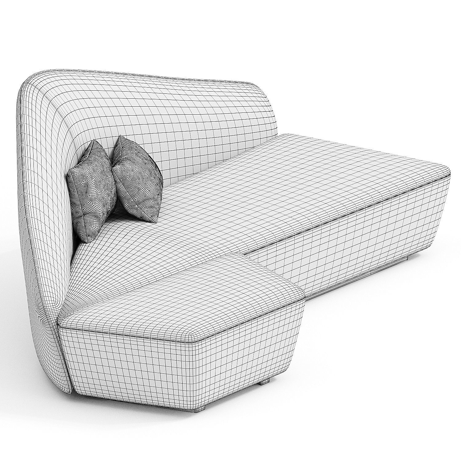 Verlaine Sofa Driade 3d model 3D model_4