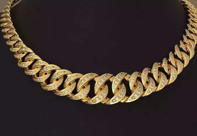 Graduated Circle Cuban Necklace packages