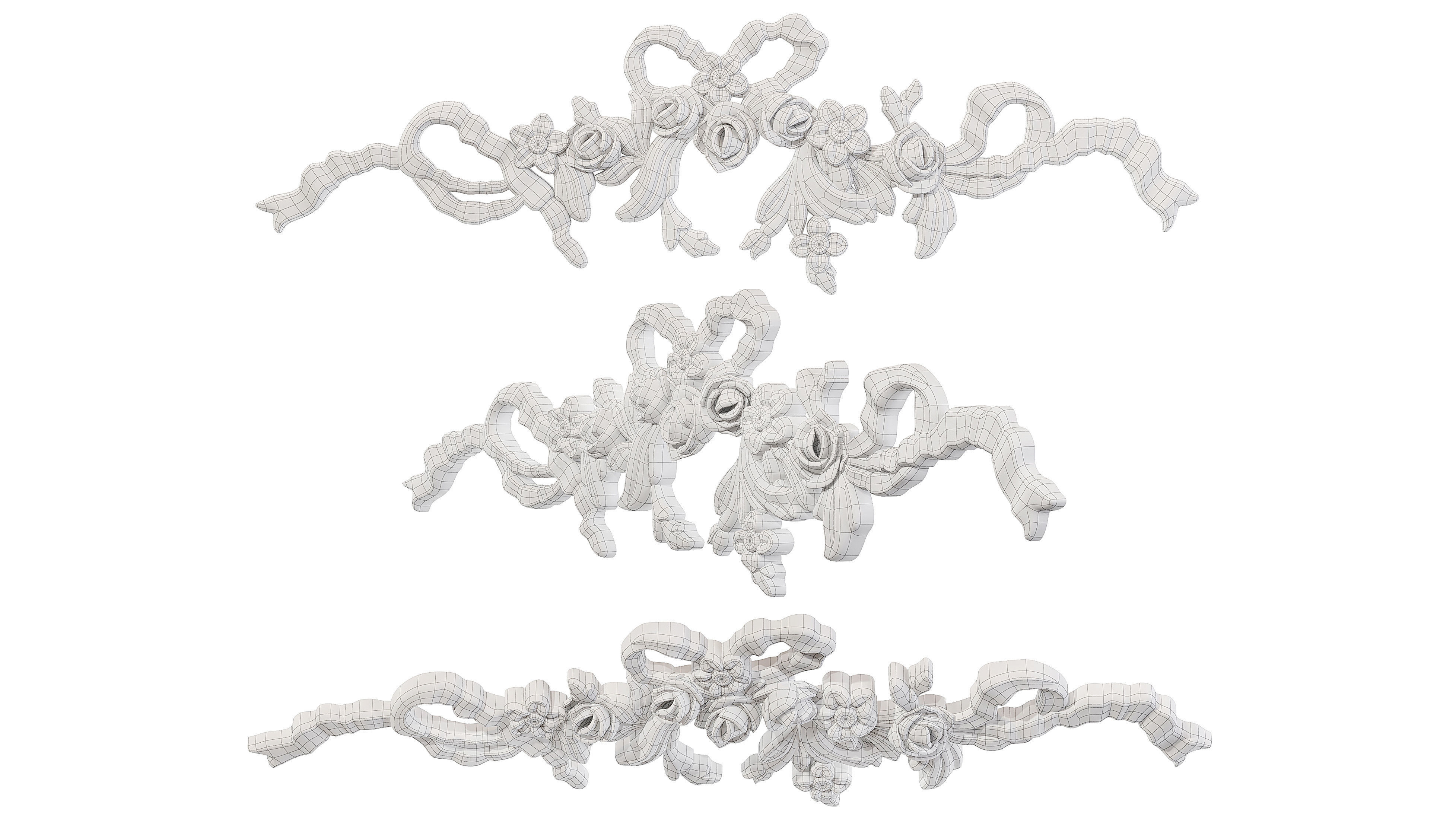 Classic carved 230 3D model_6