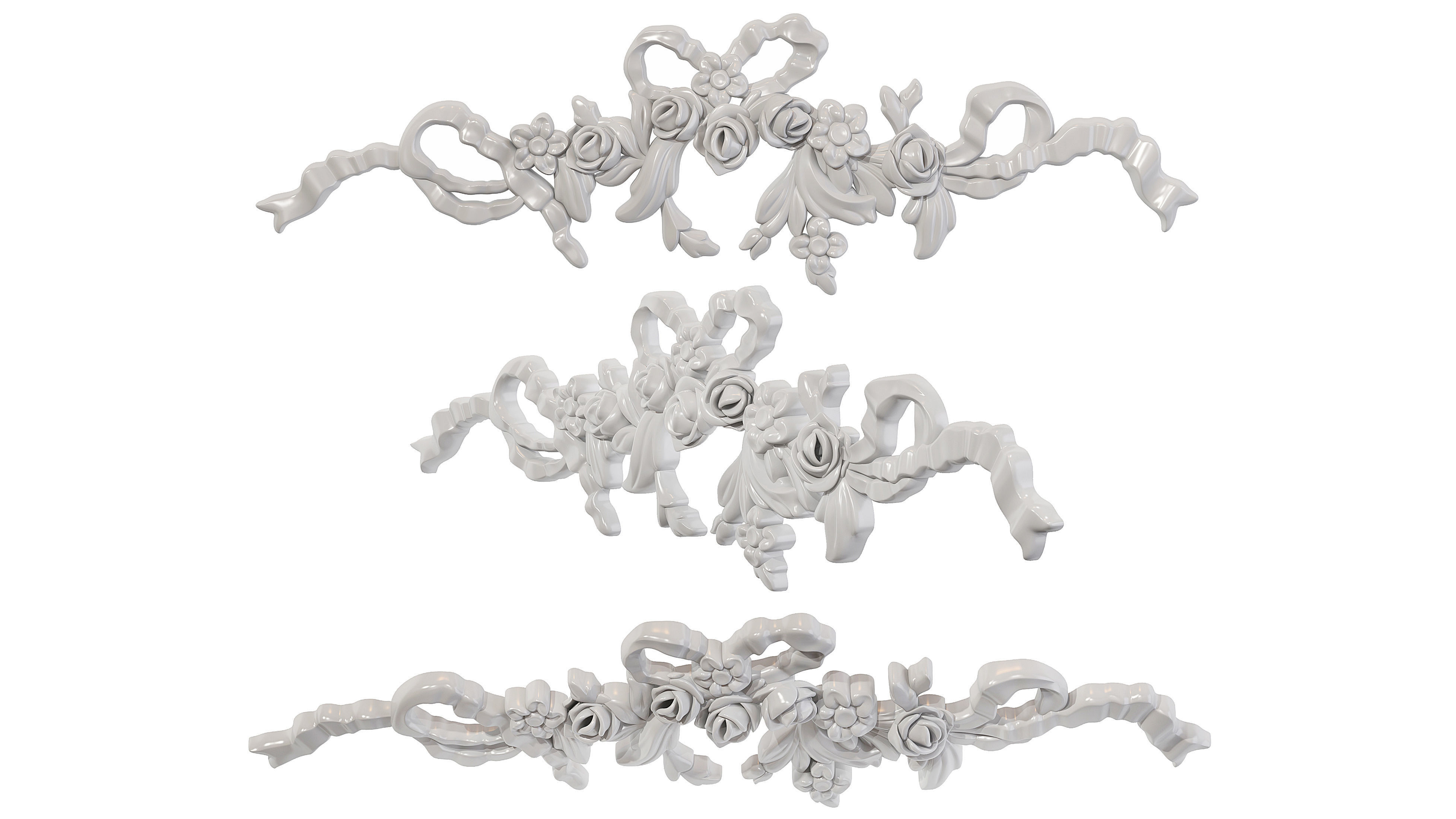 Classic carved 230 3D model_5