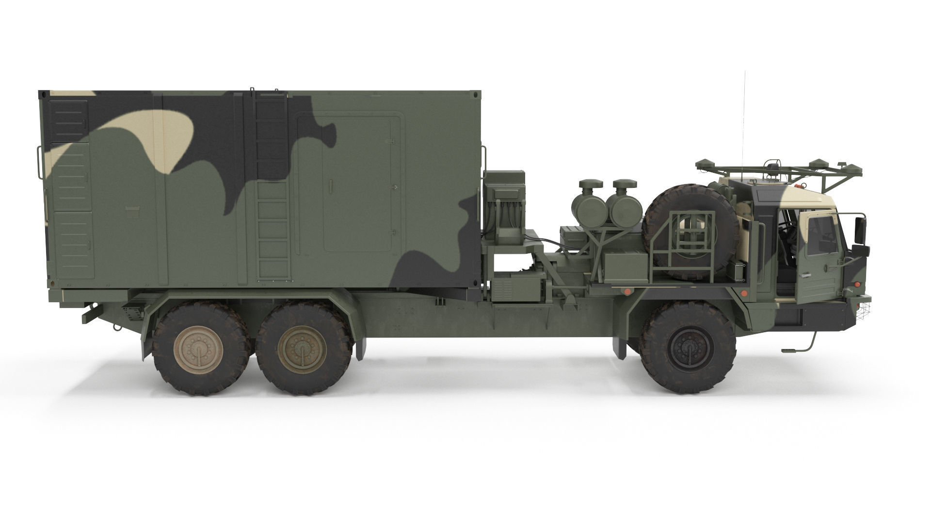 Command and Control Vehicle 50K6 Vityaz Camo 3D model_11