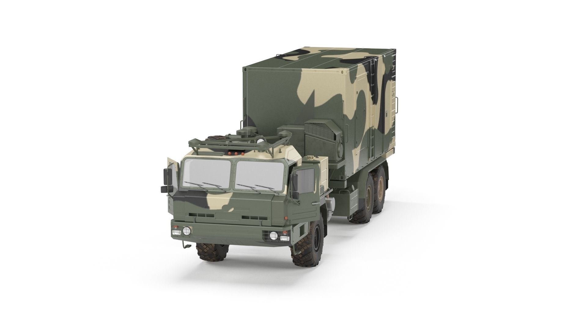 Command and Control Vehicle 50K6 Vityaz Camo 3D model_16
