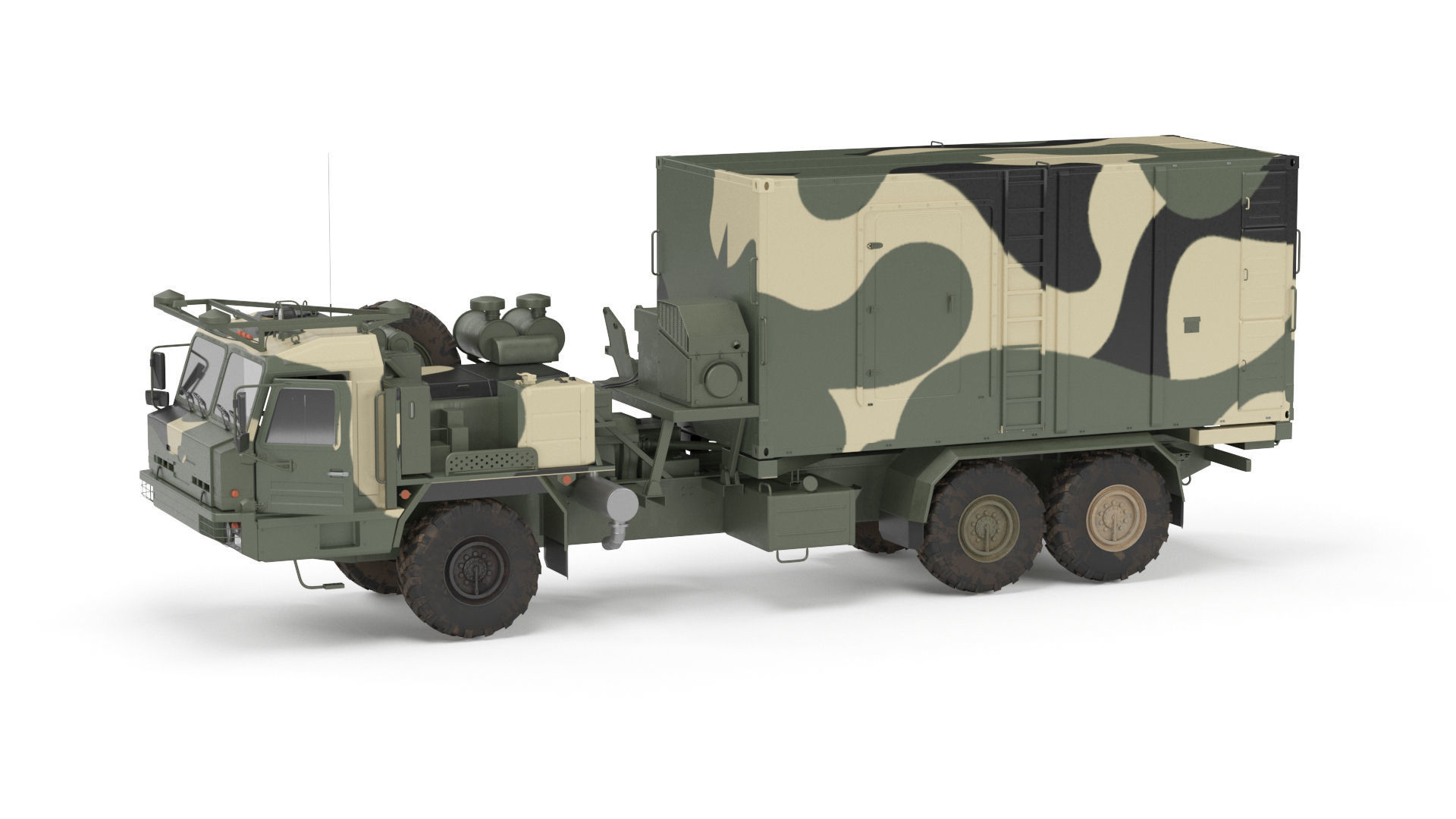 Command and Control Vehicle 50K6 Vityaz Camo 3D model_29